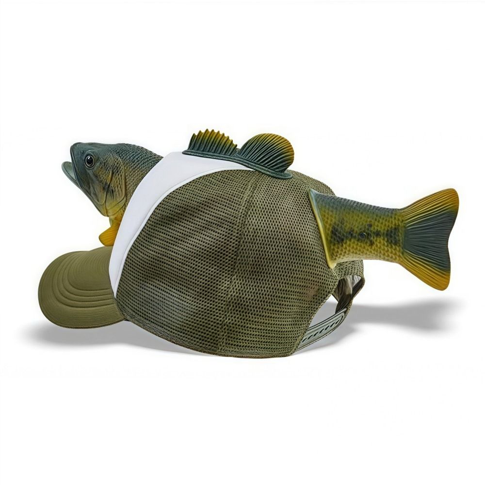 Funny 3D Fish Animal Trucker H - Trucker Cap Mesh ulasan dan harga