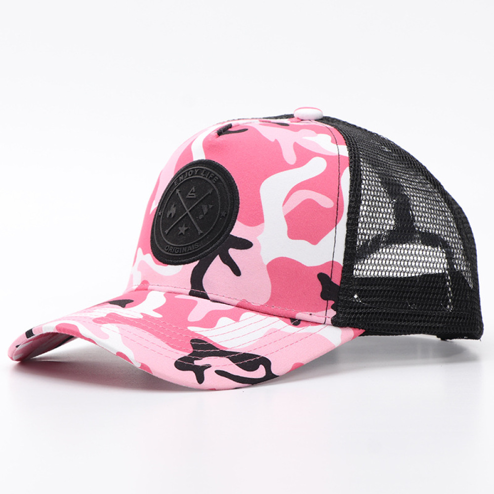 Casual Camo Patchwork Mesh Cap - Trucker Cap Mesh ulasan dan harga