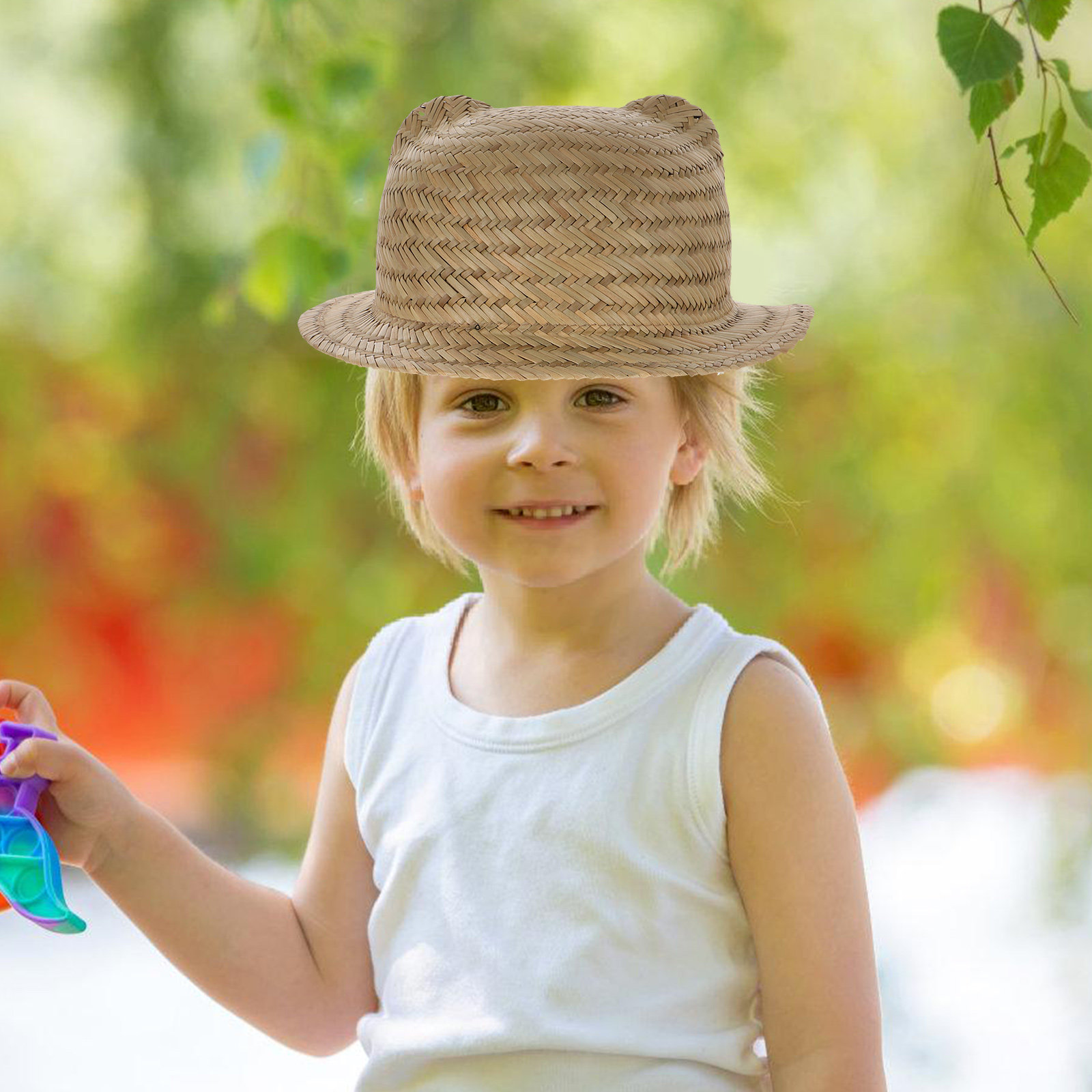 Kids Straw Sun Hat Wide Brim W - Sun Hat Wide Brim ulasan dan harga