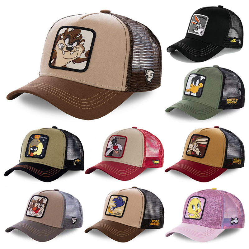 Cartoon Anime Trucker Cap Mesh - Trucker Cap Mesh ulasan dan harga