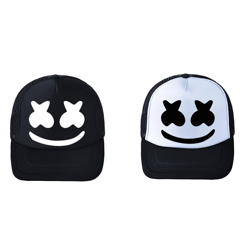 DJ Hip Pop Hat Marshmello Cosp - Trucker Cap Mesh ulasan dan harga