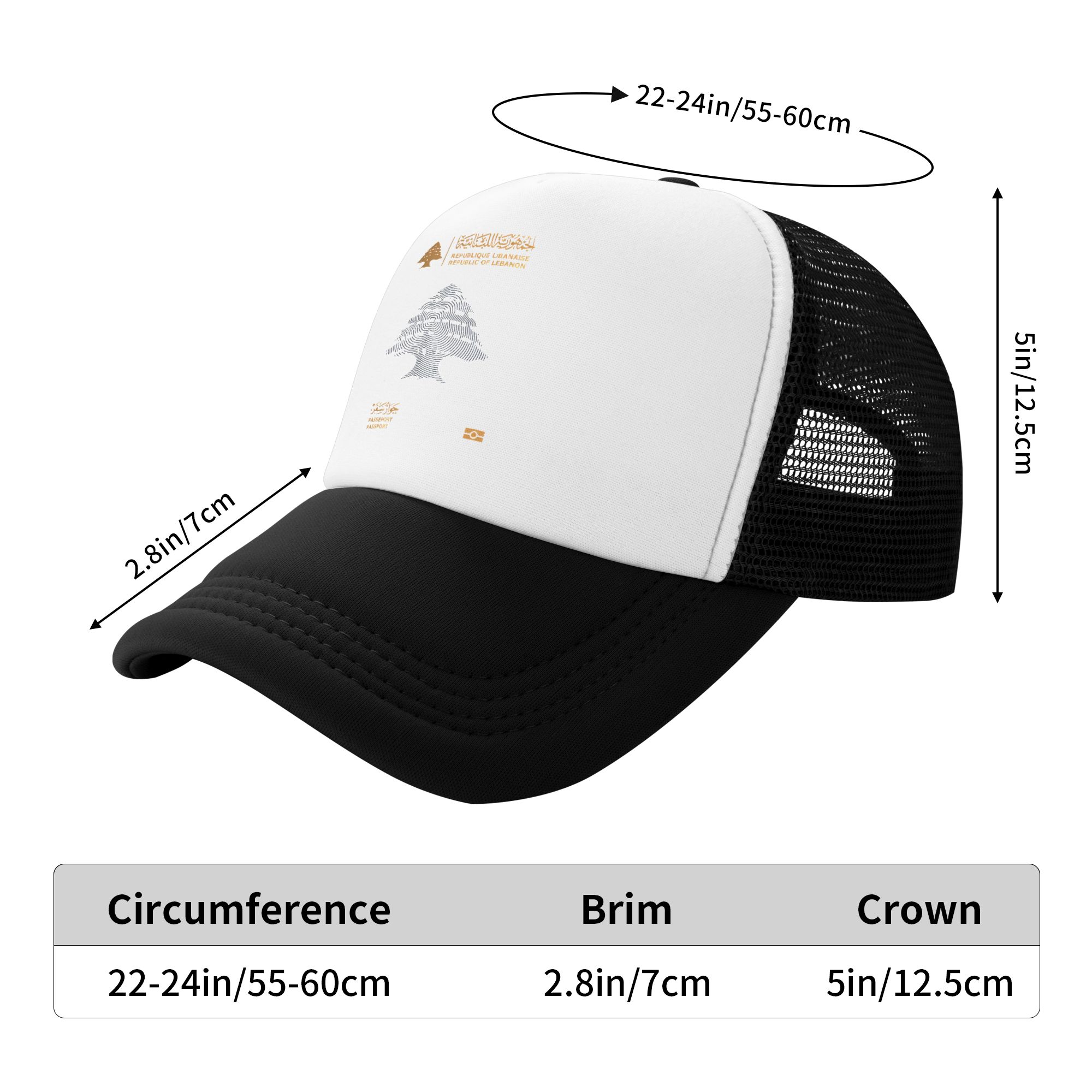 Lebanon Passport  Sun Hats  Tr - Trucker Cap Mesh ulasan dan harga