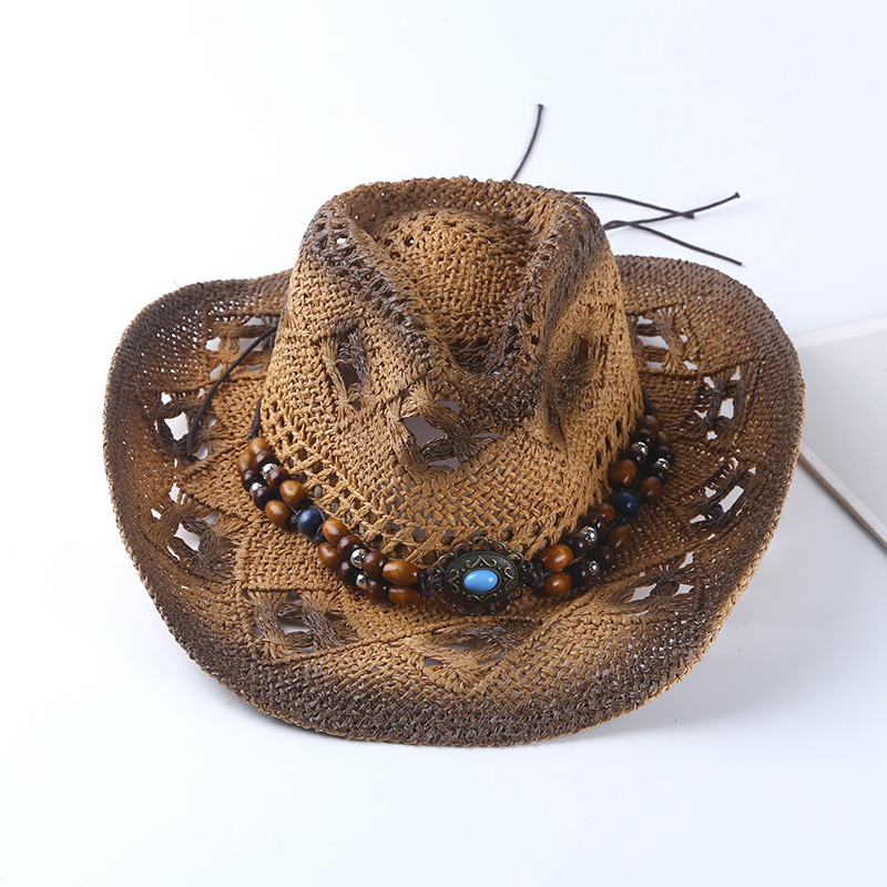 Spanish Retro Cowboy Straw Hat - Cowboy Hat Straw ulasan dan harga