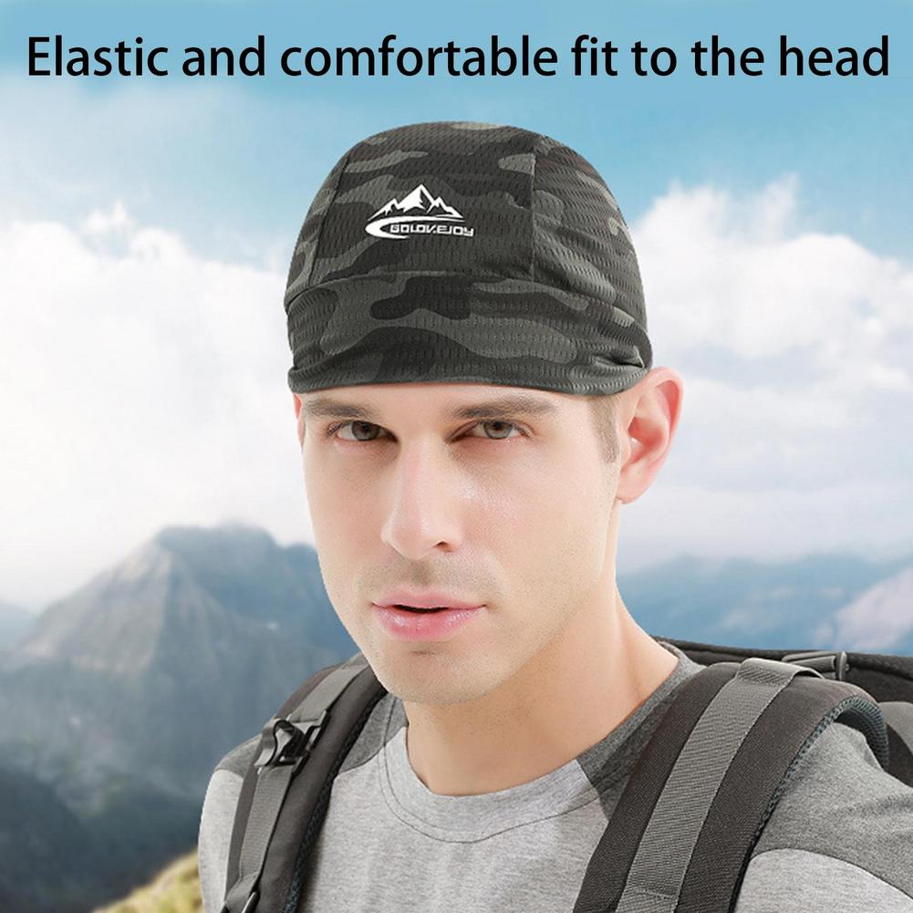 Cycling Cap Summer Ice Silk Qu - Skull Cap Helmet Liner ulasan dan harga