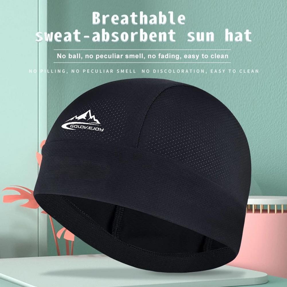 Cycling Cap Summer Ice Silk Qu - Skull Cap Helmet Liner ulasan dan harga