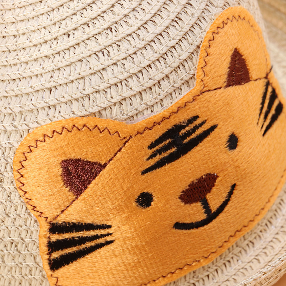 Cartoon Straw Hat Animal Desig - Sun Hat Wide Brim ulasan dan harga