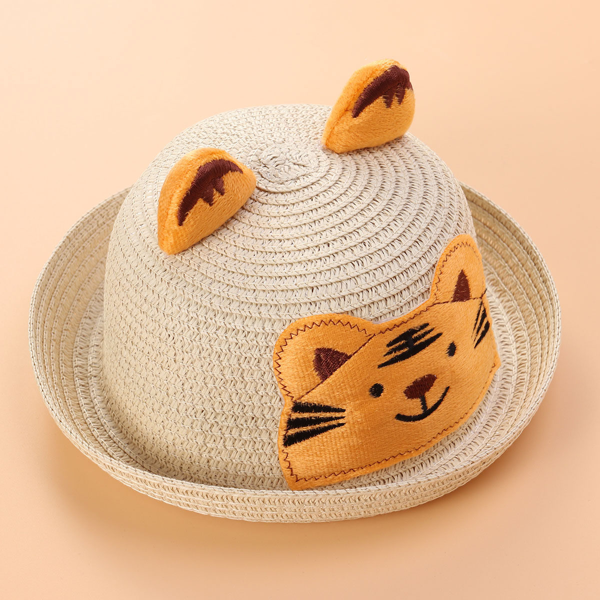 Cartoon Straw Hat Animal Desig - Sun Hat Wide Brim ulasan dan harga