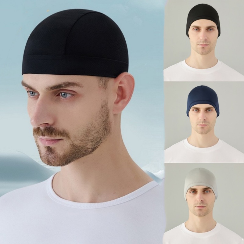 Cycling Motorcycle Under Helme - Skull Cap Helmet Liner ulasan dan harga