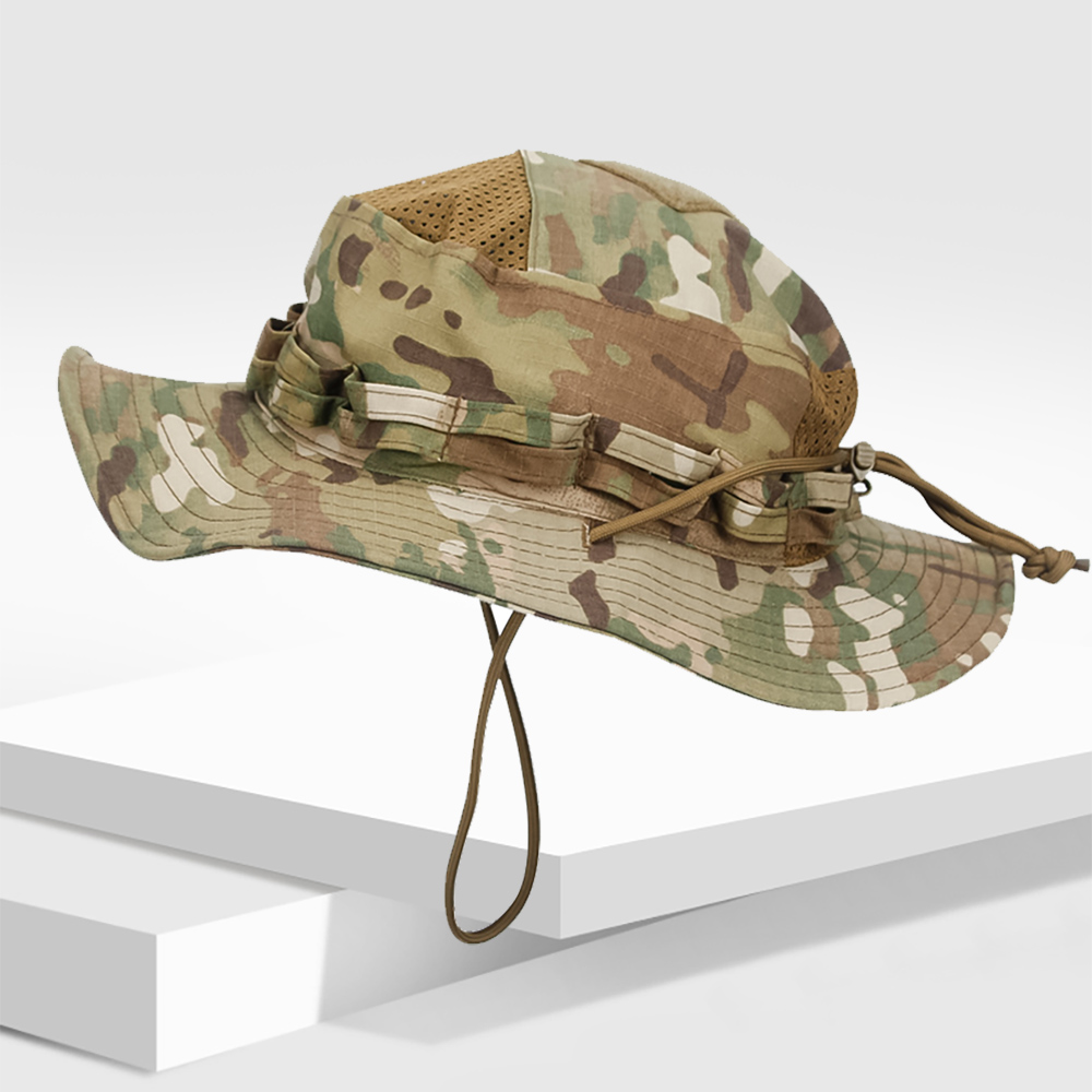 Tactical Camo Boonie Hat UPF 5 - Boonie Hat Tactical ulasan dan harga