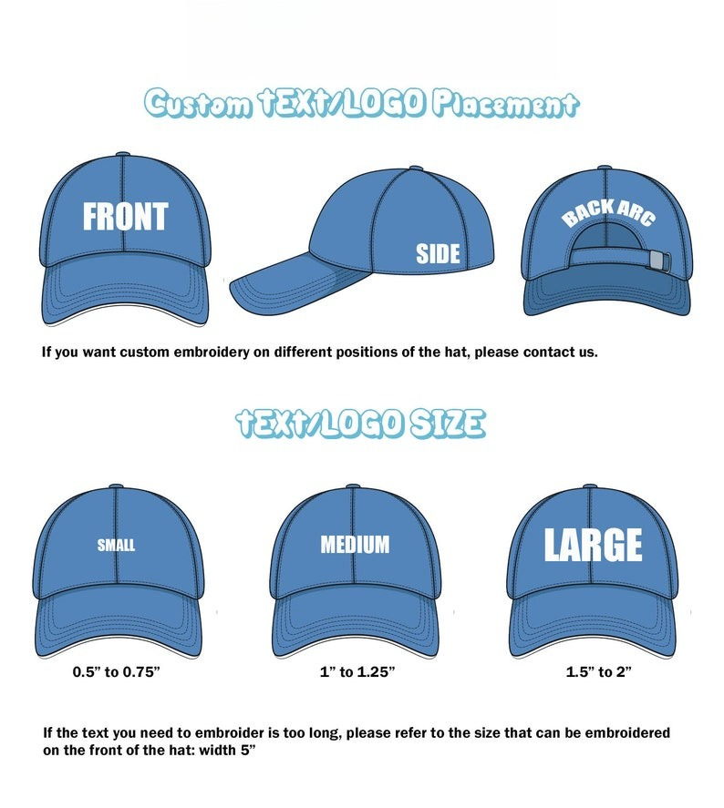Personalized Embroidered Hat C - Dad Hat Cotton ulasan dan harga
