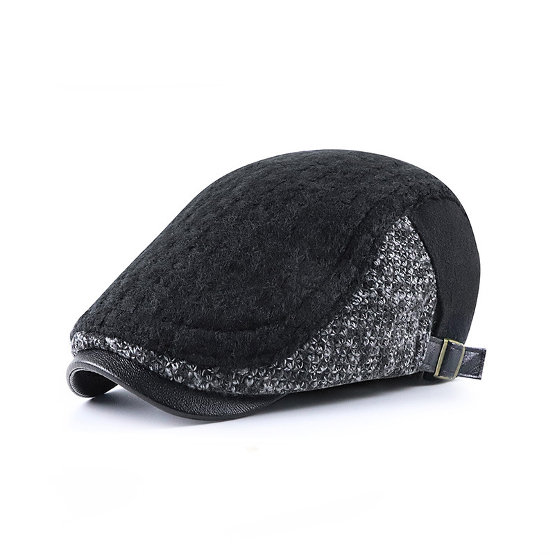 Men Newsboy Hats Thick Autumn  - Dad Hat Cotton ulasan dan harga