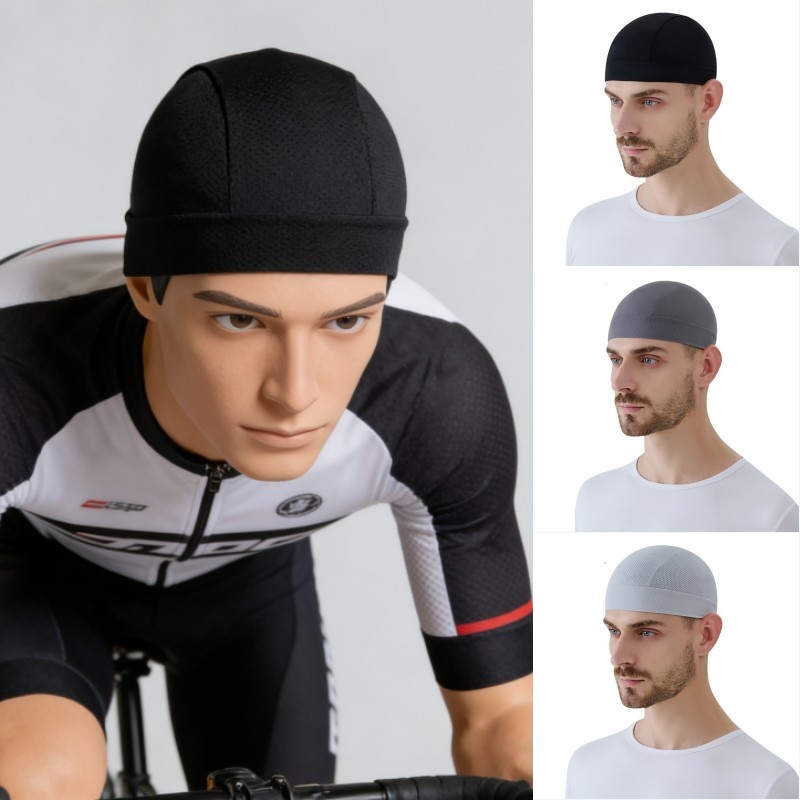 Summer Thin Breathable Mesh Sk - Skull Cap Helmet Liner ulasan dan harga